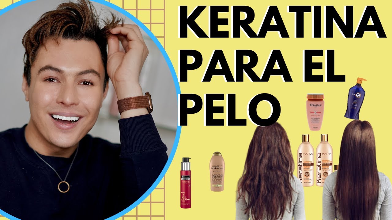 6 productos con keratina para alisar el cabello en casa
