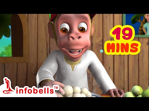 Bandar Mama Pahan Pajama & much more | Hindi Rhymes for Children | Infobells