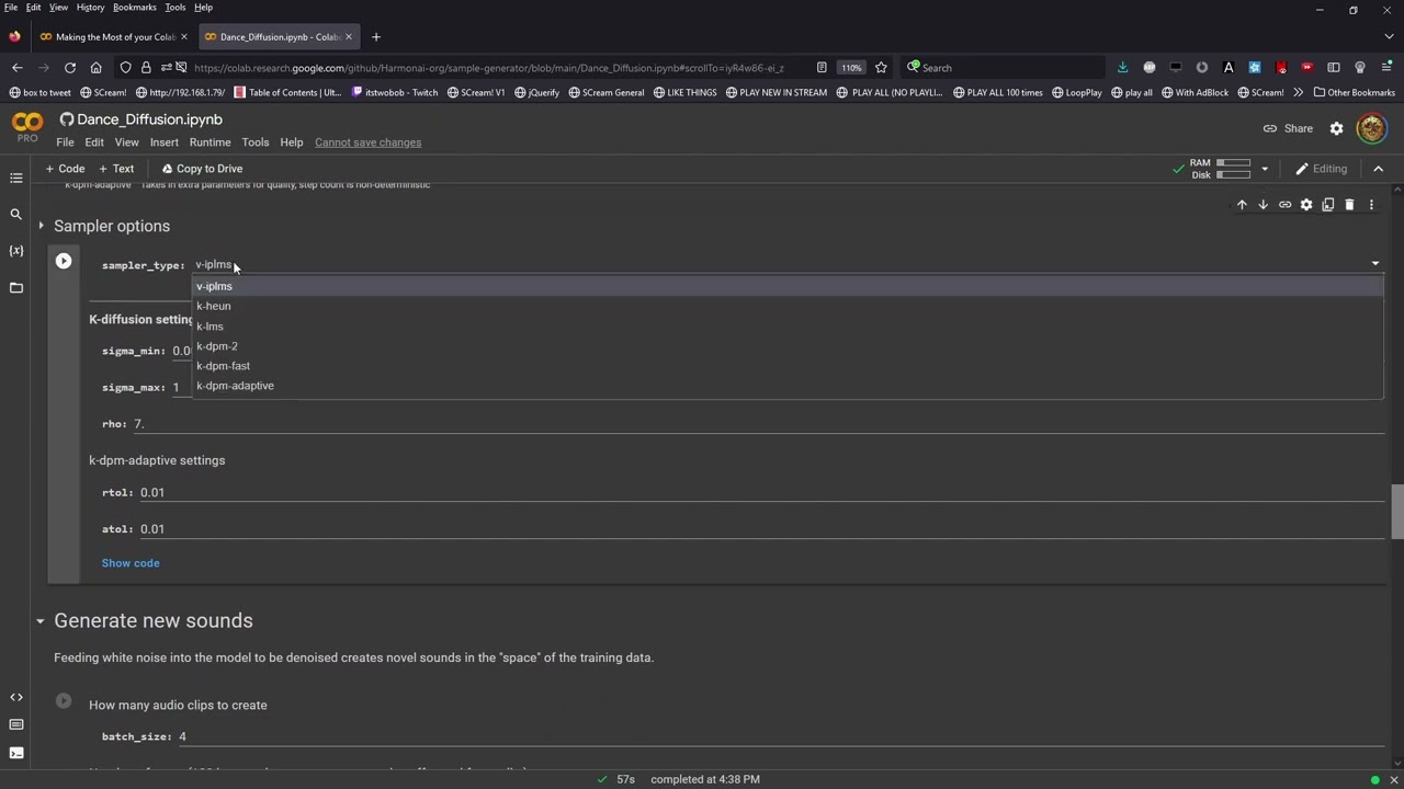 Harmonai's Dance Diffusion tutorial