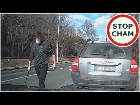 Urażony wyprzedzeniem kierowca wysiada