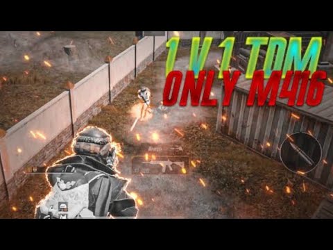 MY FIRST 1V1 TDM MATCH M416 ONLY | UMP24 VS M416 | FIRST TDM