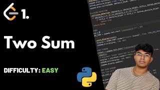 YouTube video 'Two Sum | LeetCode 1 | Theory + Python code'