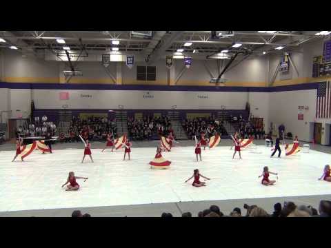 FZ North & East Gold Color Guard-Eureka Competition-January 25, 2014