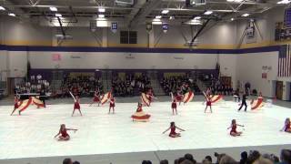 FZ North & East Gold Color Guard-Eureka Competition-January 25, 2014