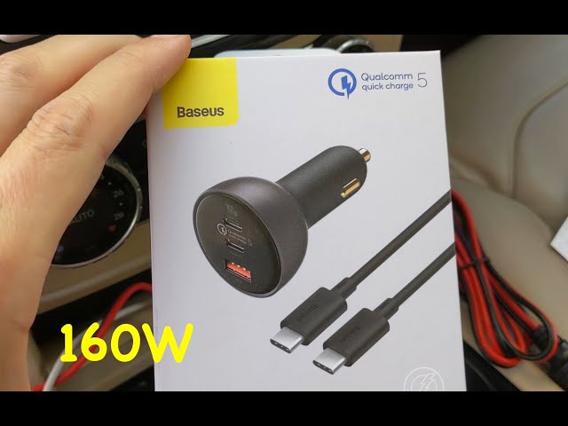 أقوى شاحن سيارة من بيسوس Baseus سريع جدا بقدرة 160...