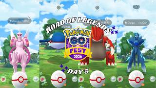 IT'S RAINING SHINIES! Pokémon GO Road of Legends Day 5!