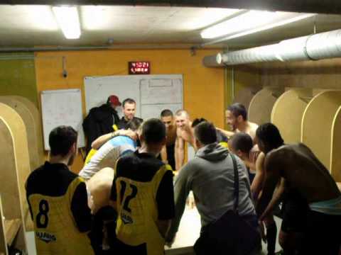 Victoire de la DHR 3.0 sur SC Orange ambiance de folie dans le vestiaire. O