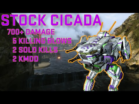 Cicada-M GOES UNHINGED on River City – 5 KILLS, STOCK BUILD! ⚡🔥 || MechWarrior Online