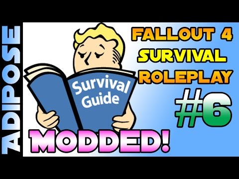 Fallout 4 Survival Roleplay - Modded!! #6 Traders, Farmers and Gunners