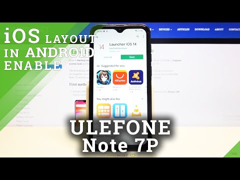 How to Get iOS Launcher on ULEFONE Note 7P – Apply iOS Launcher