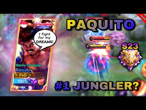 1 OF THE TOP PICKS IN S23 RANKED GAMES | PAQUITO JUNGLER GAMEPLAY | PAQUITO TIPS & TRICKS | MLBB