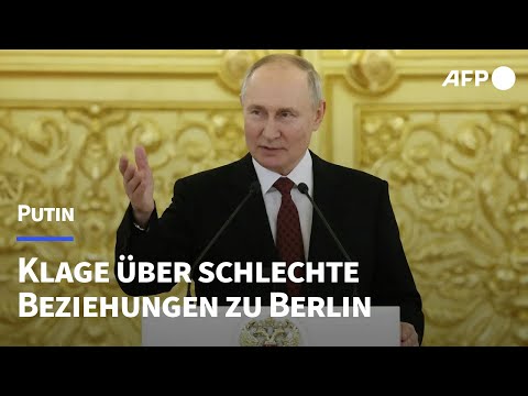 Putin klagt über schlechtes Verhältnis zu Deutschland | AFP