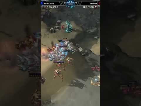 The last engagement that stalled the game between MaNa and Firecake in StarCraft 2