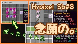 【Hypixel】赤石返せよ公式　オークション購入禁止のSkyblock＃8