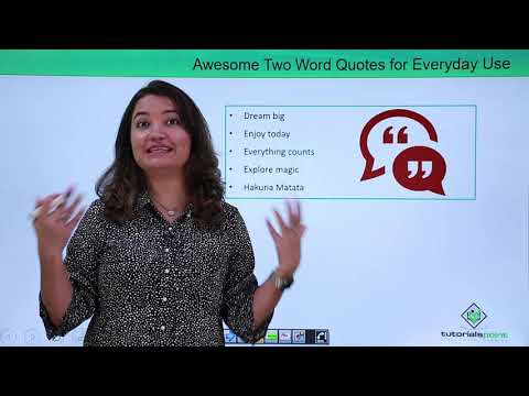 Simply Awesome two word Quotes for Everyday Use