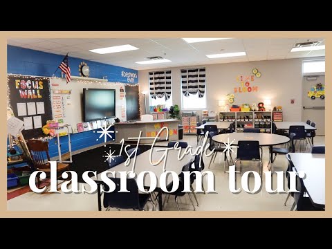 1st GRADE CLASSROOM REVEAL + TOUR 🎉