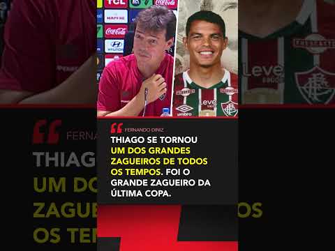 Diniz rasgou elogios ao Thiago Silva #shorts
