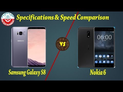 SmartPhone Comparison | Samsung Galaxy S8 vs Nokia 6