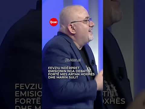 Fevziu ndërpret emisionin nga debati i fortë mes Artan Hoxhës dhe Marin Sulit