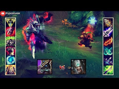 NASUS vs TRYNDAMERE FULL BUILD FIGHT! & 18 LEVEL | 1V1 - League of Legends