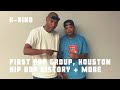 [PART 1] K-Rino Talks About His First Rap Group, Houston Hip Hop in the 80's + More