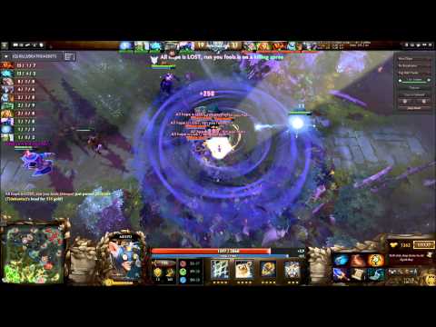 1 v 4 meepo ultra kill with clutch net to cancel black hole!