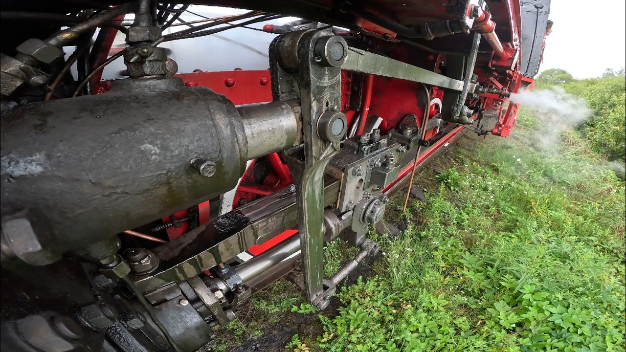 Экипажная часть паровоза Гр / Gr steam locomotive wheelcam