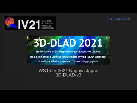 3rd 3D-DLAD @IV'2021