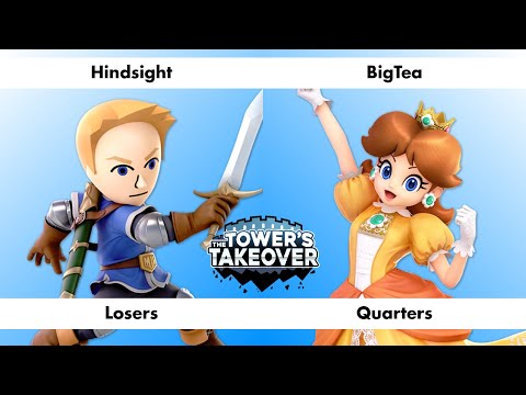 Loser's Quarters: Hindsight (Mii Swordfighter) vs BigTea (Daisy) - The Tower's Takeover #6