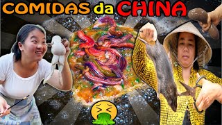 🔴 As Mais Nojentas Comidas da China! Pior que as Comidas Indianas! Comidas Asiáticas*