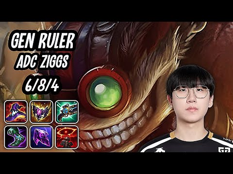 GEN Ruler ADC Ziggs SoloQ Replays 20250926