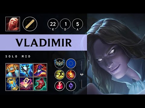 Vladimir Mid vs Sylas - EUW Challenger Patch 25.10