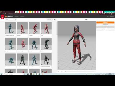 3.5 Put ReadyPlayerMe Avatar in T-Pose using Mixamo - 3D Cinema
