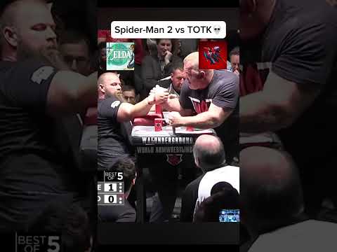 Spider man 2 vs TOTK💀 #shorts #spiderman #zelda