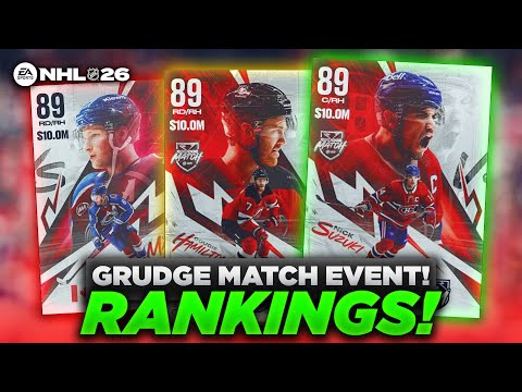 MAKE THESE CARDS! NHL 26 HUT GRUDGE MATCH RANKINGS!