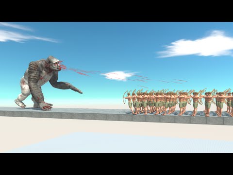 GORO vs ARMIES BRIDGE - Animal Revolt Battle Simulator