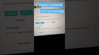 PTE Repeat Sentence Zero To Hero Strategy  #pte #repeatsentence
