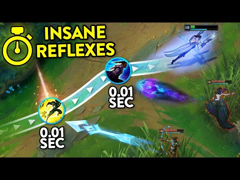 Reacting With GODLIKE Speeds - Amazing Reflexes Montage - League of Legends