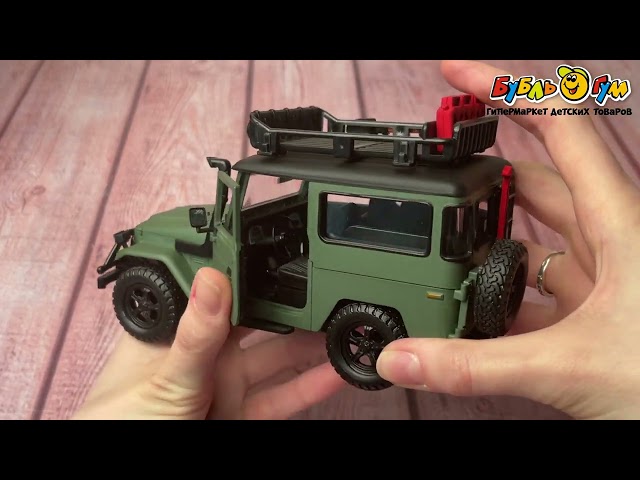 Машинка Motor Max Toyota FG40 Off road металлическая 1:24 - видео