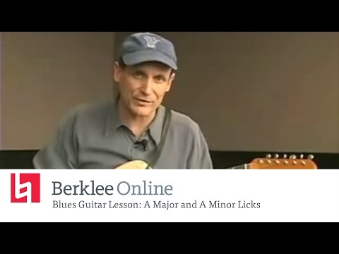 Blues Guitar Lesson - A Major and A Minor Licks