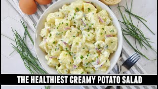 "No Mayo" CREAMY Potato Salad | Healthy and Delicious Recipe