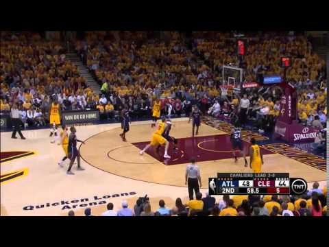 NBA, playoff 2015, Hawks vs. Cavaliers, Round 3, Game 3, Move 31, Matthew Dellavedova, 3 pointer