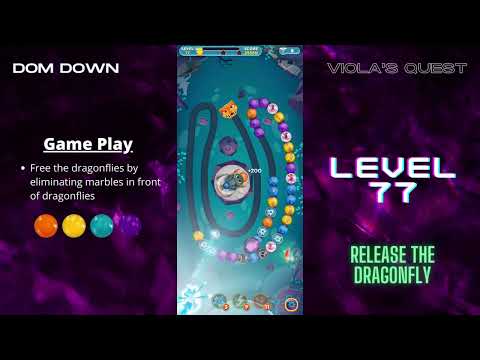 Viola's Quest 🟣🟠🔴 / Level 77 / Dom Down