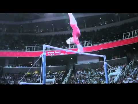 Nastia Liukin Falls Hard   2012 Olympic Trials   YouTube