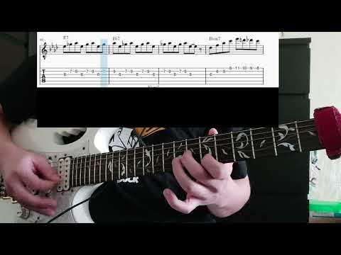 "Donna Lee" (Pat Martino's solo transcription) with tabs