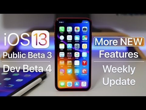 iOS 13 Public Beta 3 & Dev Beta 4 - New Features and Weekly Update Video