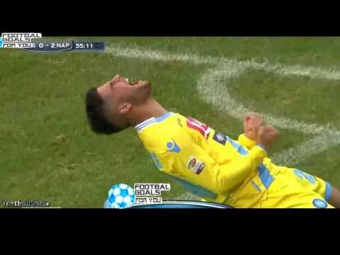 Napoli Vs. Sassuolo 2-0 Marek Hamsik Final Goal 2/17/2014