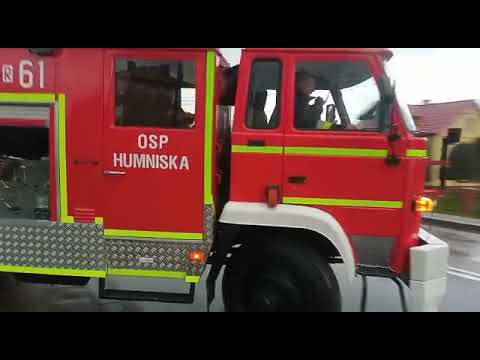 OSP HUMNISKA wyjazd do pożaru śmietnika