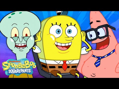 更多比基尼底部發光的東西？每次都有漂亮的人 (MORE Bikini Bottom Glow Ups ? Every Time Someone Got Pretty | SpongeBob)