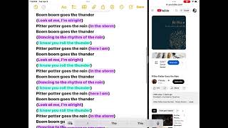 Pitter Patter Goes the Rain with solos